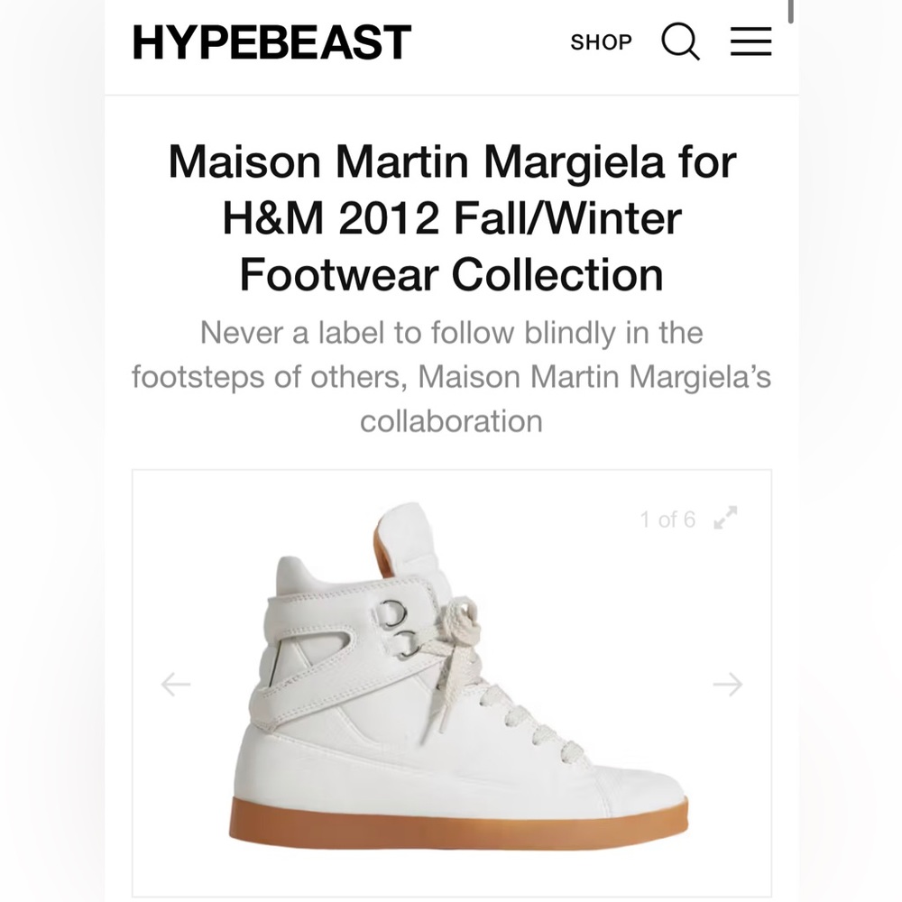 MAISON MARTIN MARGIELA x H&M Shoes Men's EU 45 / US Size 11